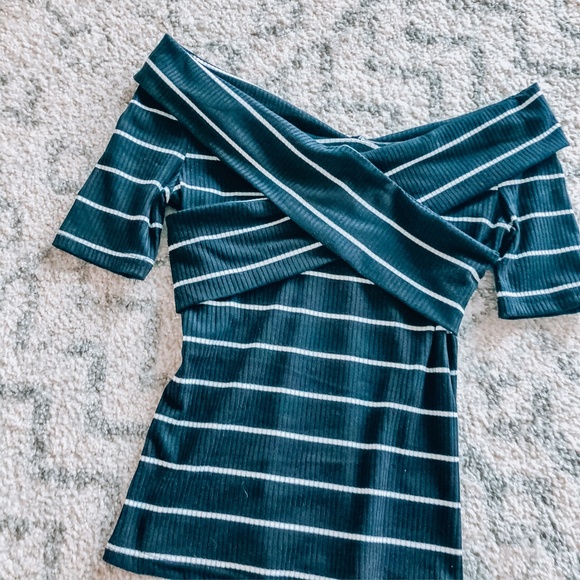 Blue Striped Top - Picture 3 of 4